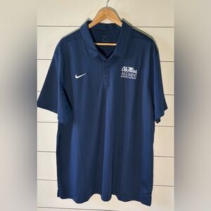 Nike Men's Ole Miss Alumni Navy Blue Polo Shirt